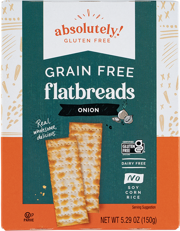 Absolutely Flatbreads, Toasted Onion - Case of 12 - 1