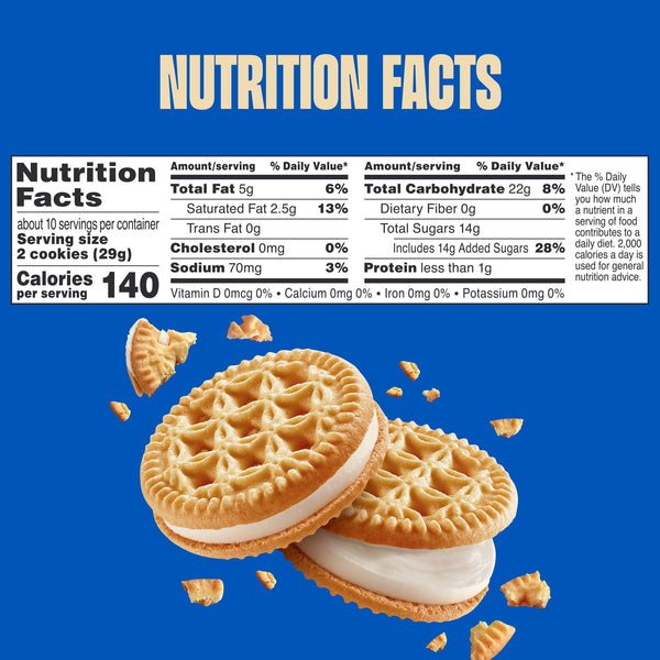 Glutino Vanilla Creme Cookies - 5