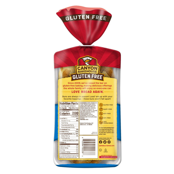 Canyon Bakehouse Burger Buns - 8