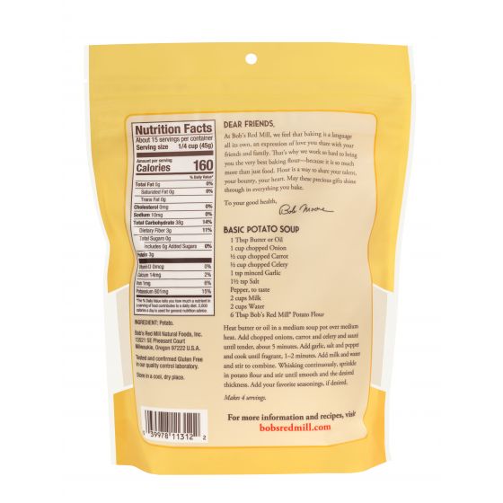 Bob's Red Mill Potato Flour - Case of 4 - 2