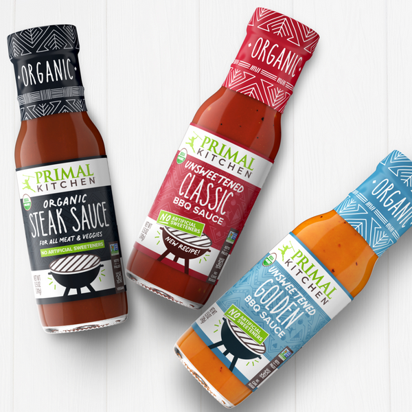 Primal Kitchen Classic BBQ Sauce, Organic Unsweetened - 4