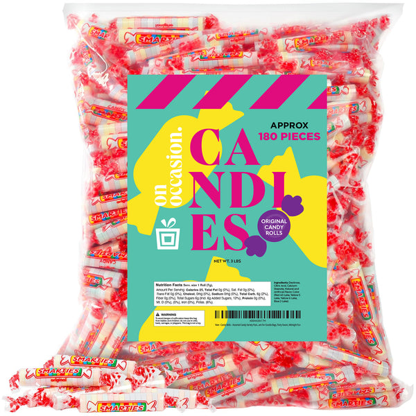 On Occasion Bulk Smarties Candy Rolls - 6