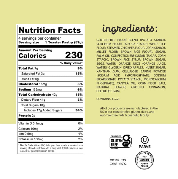 Katz Toaster Pastries - APPLE CRISP - 2