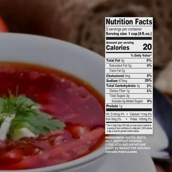 Manischewitz Low Calorie Borscht with Diced Beets - 2