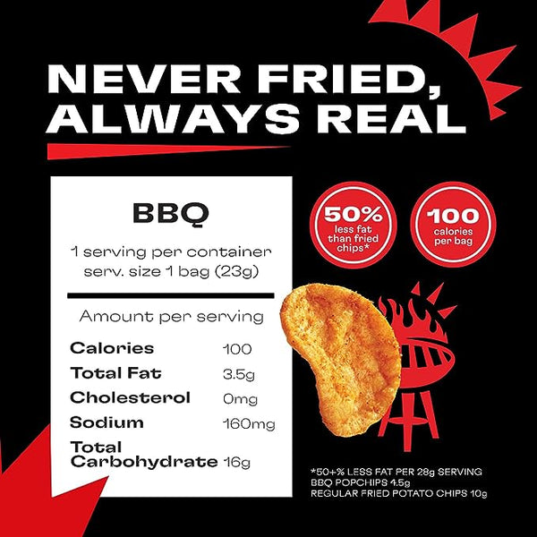 Popchips BBQ, 0.80 Oz Bag (Case of 24) - 5