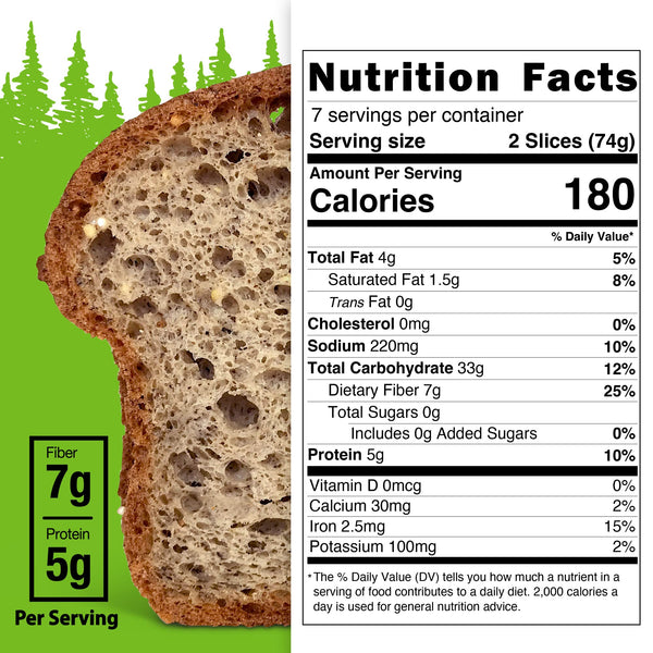 Happy Campers Gluten Free Hemp Hemp Hooray Bread - 7