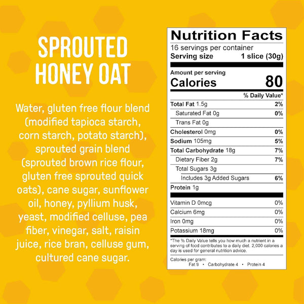 Little Northern Bakehouse Bread SPROUTED HONEY OAT - 3