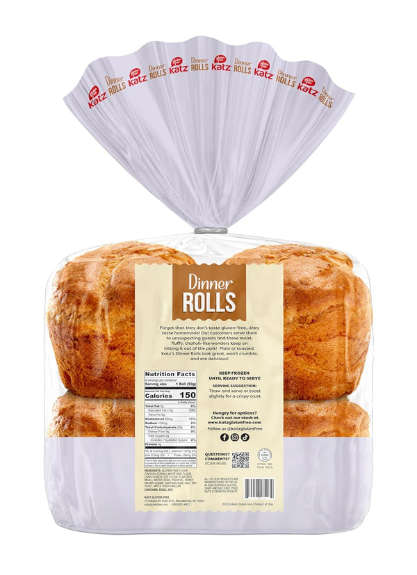 Katz Gluten Free Small Dinner Rolls - 2