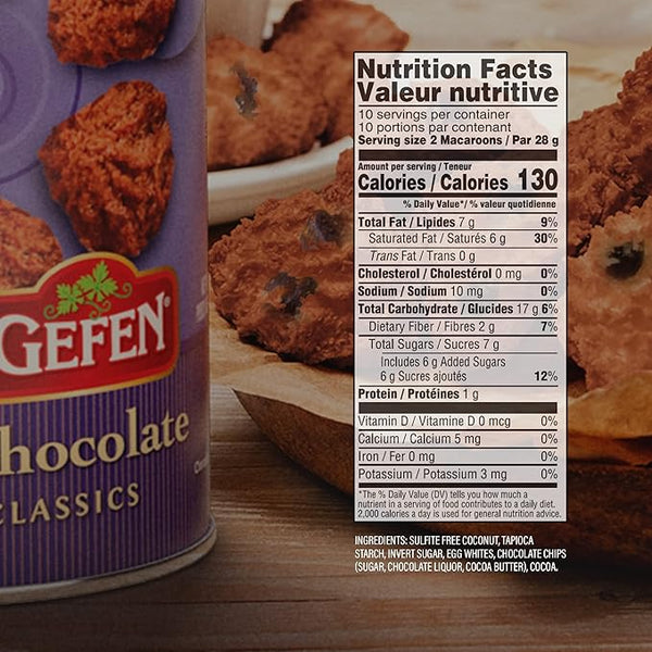 Gefen Double Chocolate Choc Chip Macaroons - 2