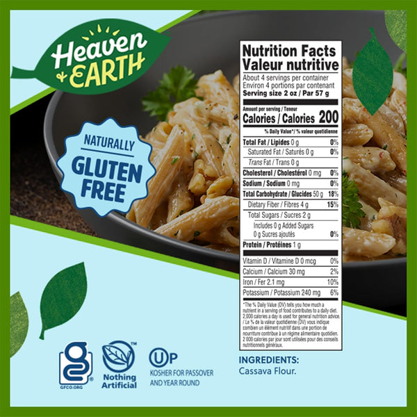 Heaven & Earth PENNE CASSAVA Pasta - 2