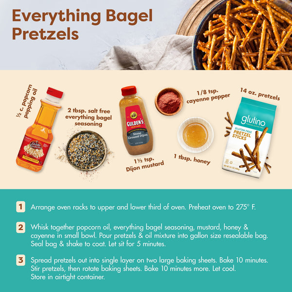 Glutino Pretzel STICKS 14oz. - 3