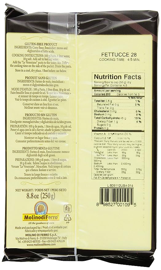 Le Veneziane Corn Pasta Fettuce - 2