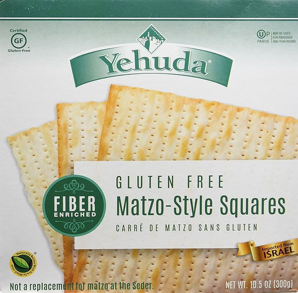Yehuda Matzos Matzo Squares, Fiber Enriched - 1