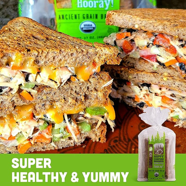 Happy Campers Gluten Free Hemp Hemp Hooray Bread - 9