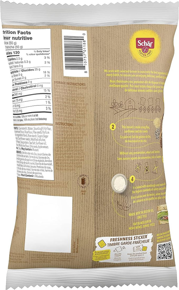 Schar Deli-Style Sourdough Seeded Bread - 2