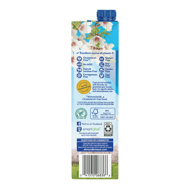 Almond Breeze Almond Milk, Vanilla (12 Pack) - 4