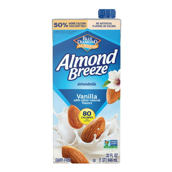 Almond Breeze Almond Milk, Vanilla (12 Pack) - 1