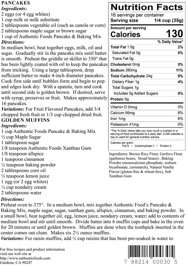 Authentic Food Pancake & Baking Mix - 3