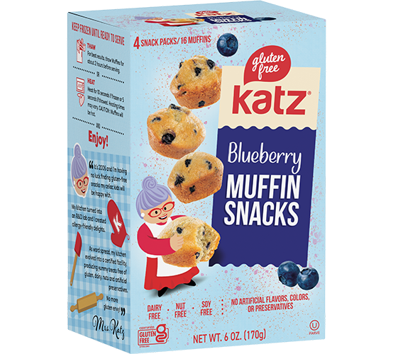 Katz Blueberry Muffin Snacks - 1