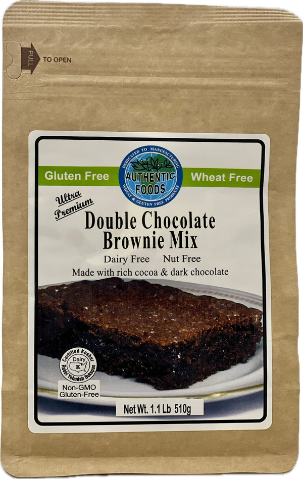 Authentic Foods Double Chocolate Brownie Mix - 1