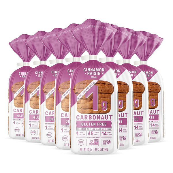 Carbonaut Gluten Free Cinnamon Raisin Bread - 9