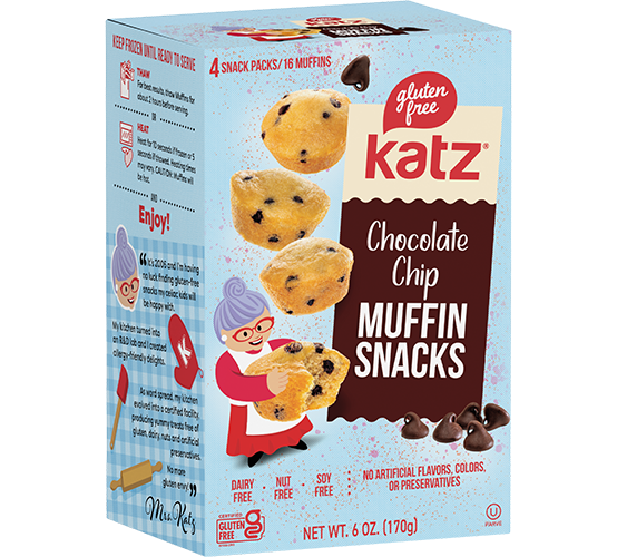 Katz Chocolate Chip Muffin Snacks - 1