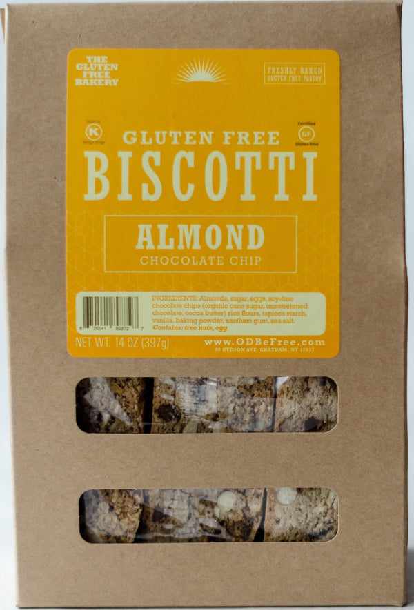 The Gluten Free Bakery Chocolate Chip Almond Biscotti - 1