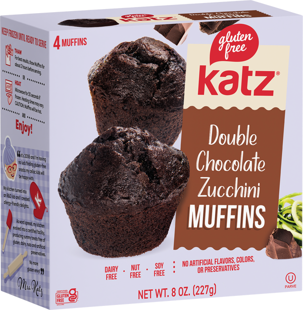 Katz Double Chocolate Zucchini Muffins - 1