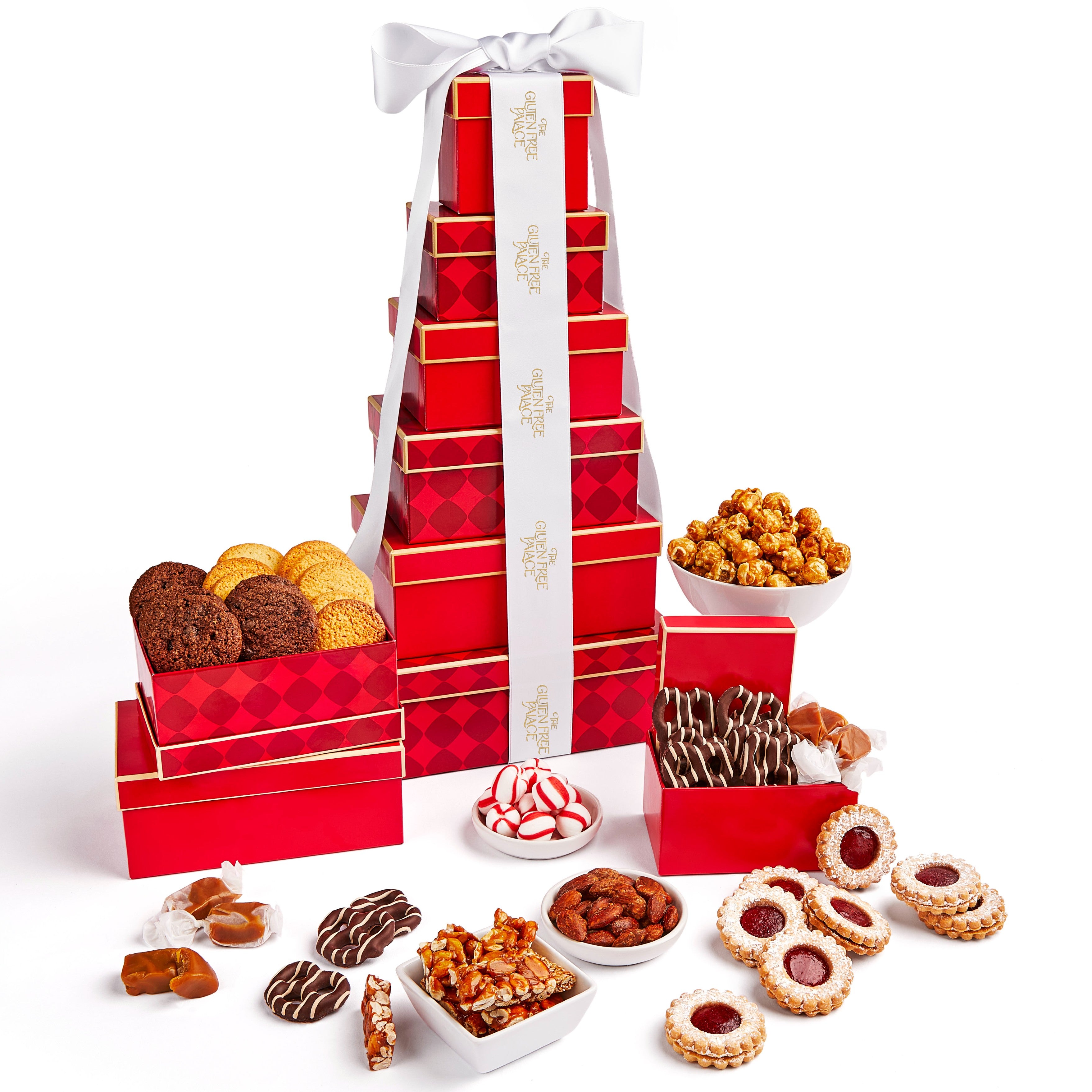 Gluten Free Holiday Delight Christmas Gift Tower | GlutenFreePalace
