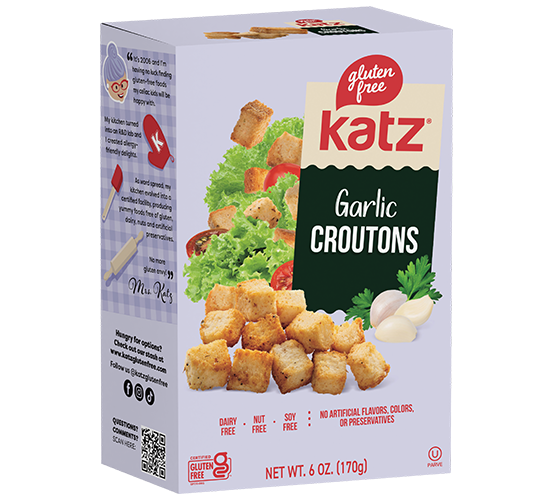 Katz Garlic Croutons - 1