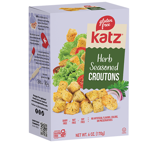 Katz Herb Seasoned Croutons - 1