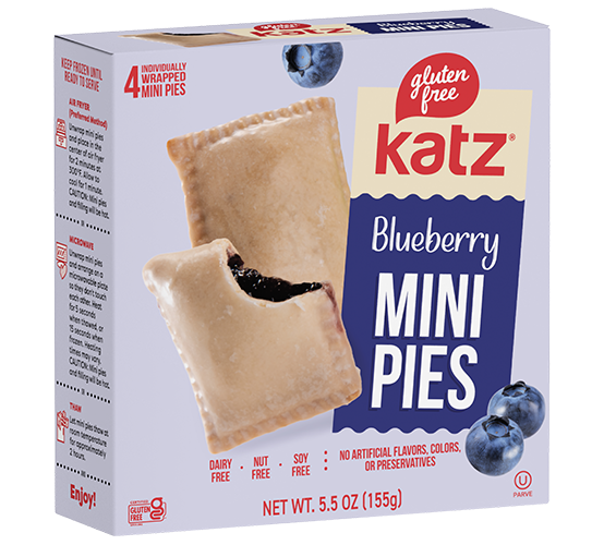 Katz Gluten Free Mini BLUEBERRY Pies - 1