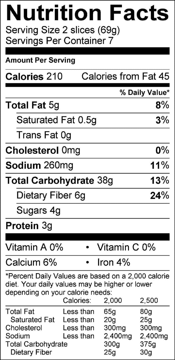 Three Bakers Max Omega Bread, Whole Grain & 5 Seed Bread - 2