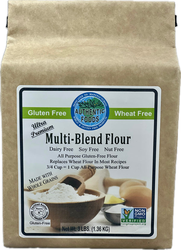 Authentic Foods Multi-Blend Flour 25 lbs. - 1