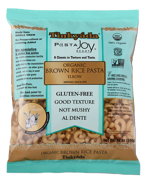 Tinkyada ORGANIC  Brown Rice Pasta ELBOWS - 1