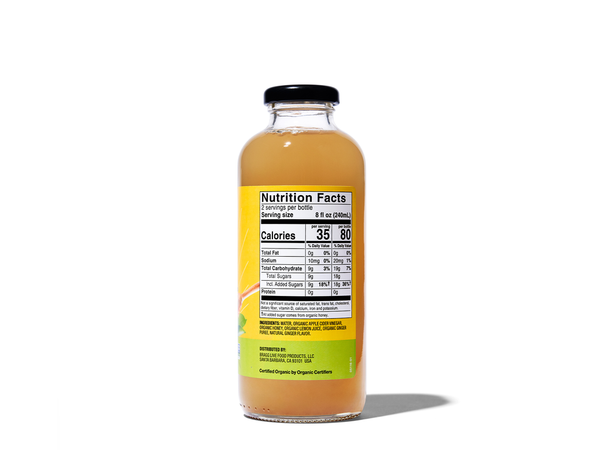 Bragg's Organic Apple Cider Vinegar Refresher, Ginger Lemon Honey - 2