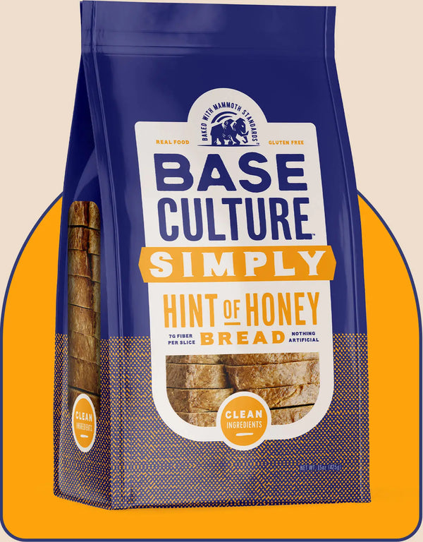 Base Culture Simply HINT OF HONEY Bread - 6