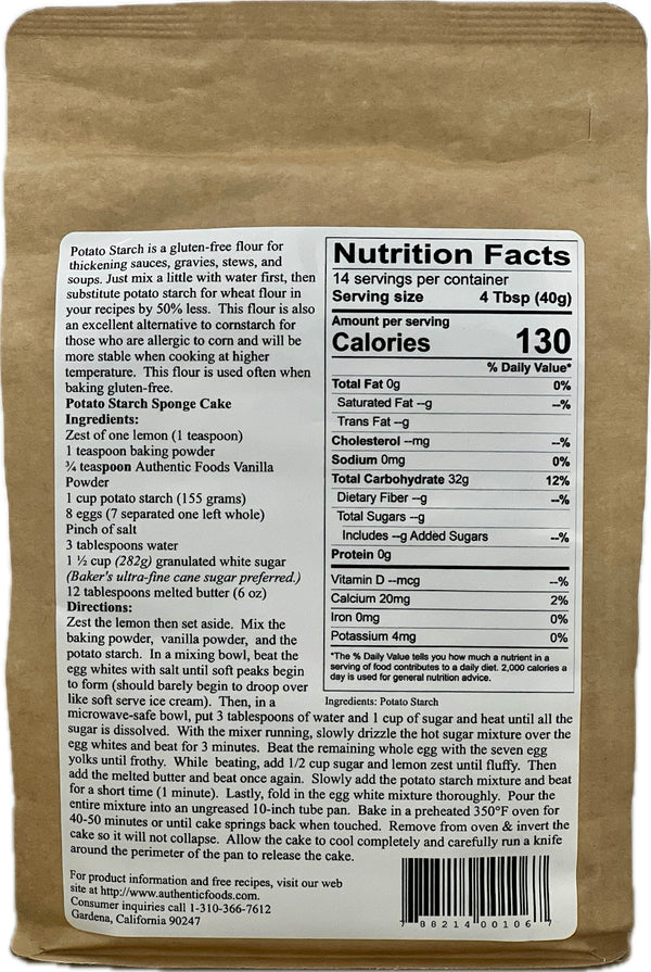 Authentic Foods Potato Starch - 2