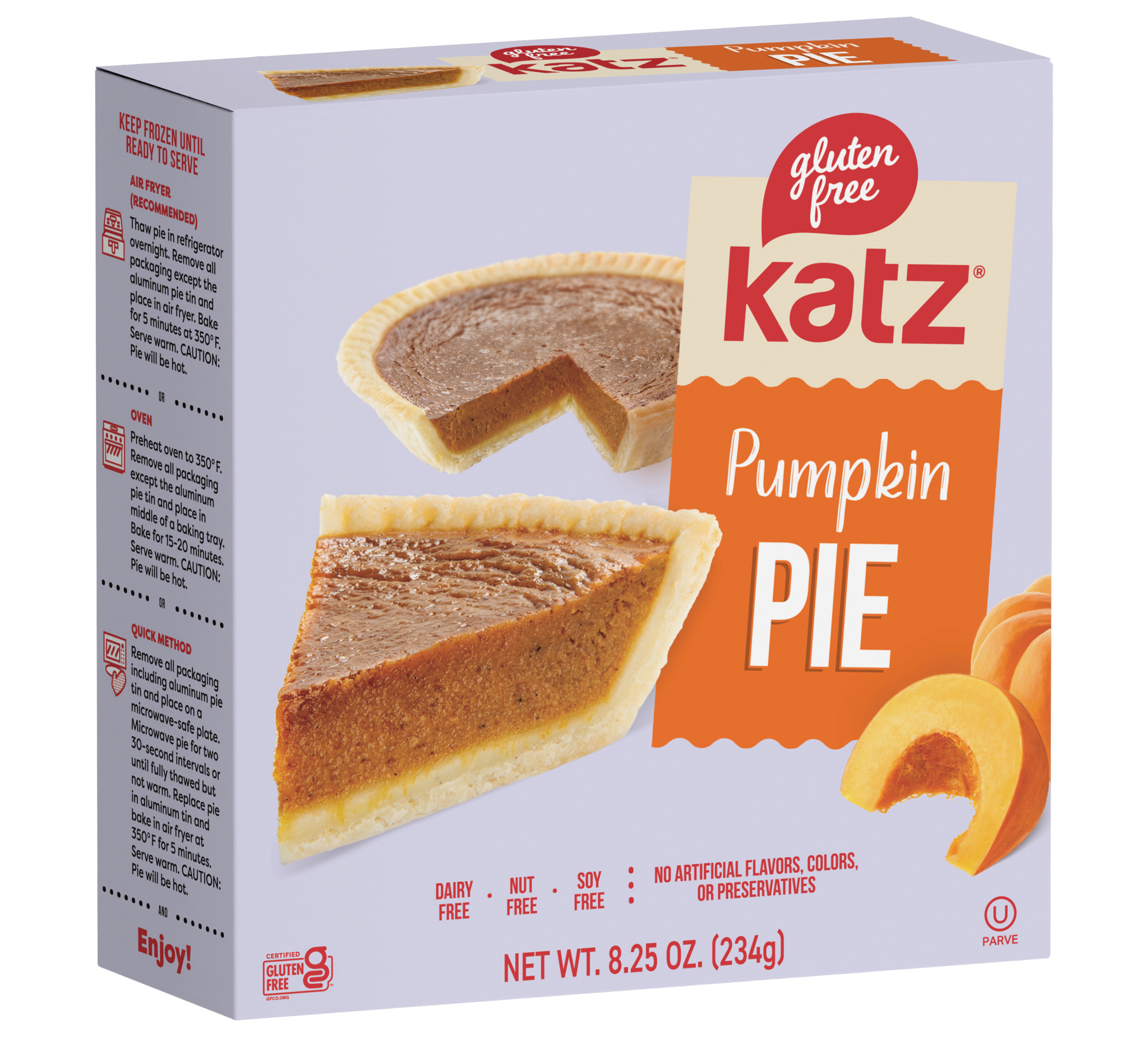 Katz Gluten Free Pumpkin Pie (Personal Size) | GlutenFreePalace