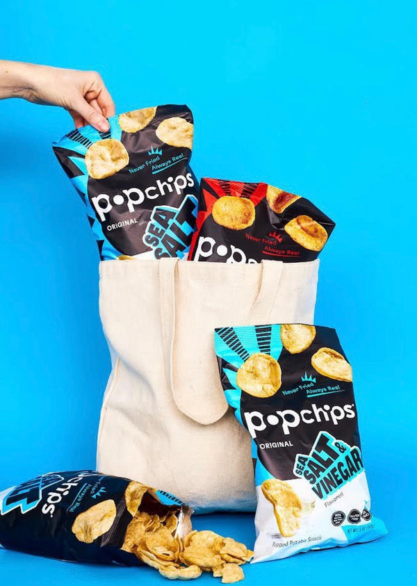 Popchips Sea Salt Vinegar, 0.80 Oz Bag (Case of 24) - 3