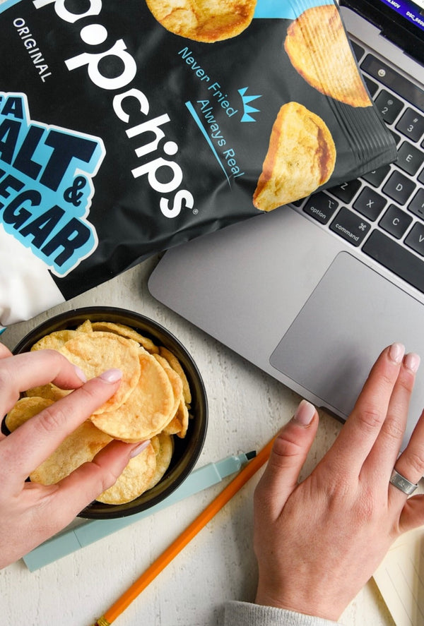 Popchips Sea Salt Vinegar, 0.80 Oz Bag (Case of 24) - 2