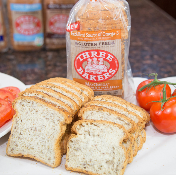 Three Bakers Max Omega Bread, Whole Grain & 5 Seed Bread - 3