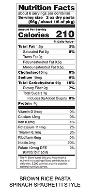 Tinkyada Brown Rice Pasta SPINACH SPAGHETTI - 4