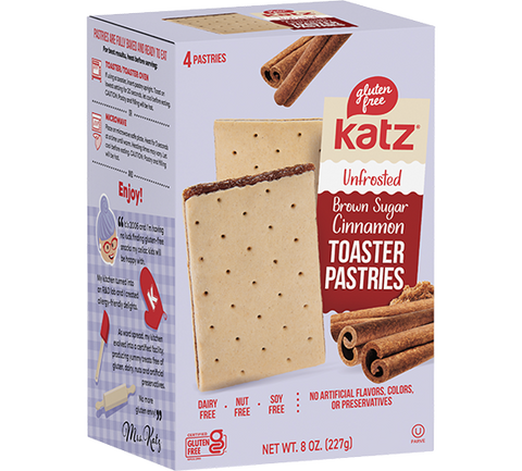Katz Toaster Pastries - CINNAMON Unfrosted