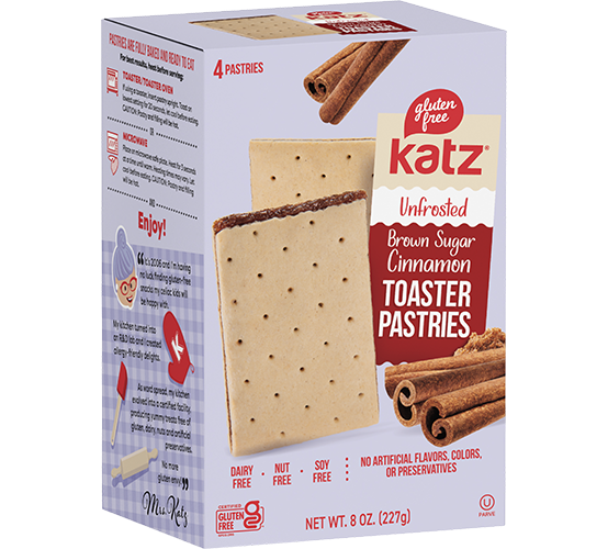 Katz Toaster Pastries - CINNAMON Unfrosted - 1
