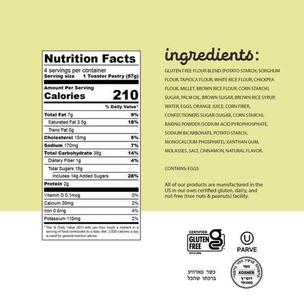 Katz Toaster Pastries - CINNAMON Unfrosted - 4