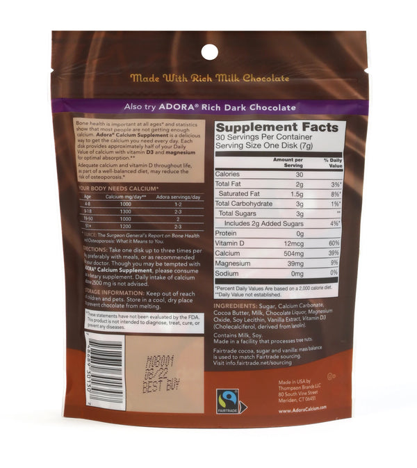 Adora Calcium Supplement Milk Chocolate - 2