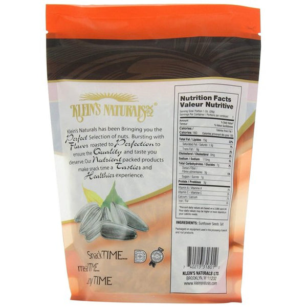 Klein's Naturals Dry Roasted Sunflower Seeds, Salted - 2