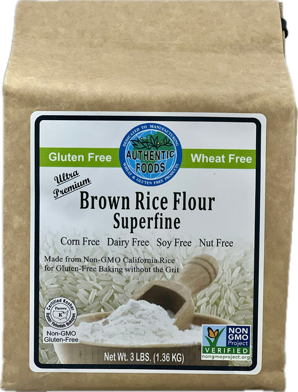 Authentic Foods Superfine Brown Rice Flour - 1
