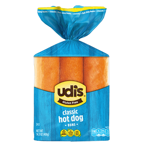 Udi's Classic Hotdog Buns - 1